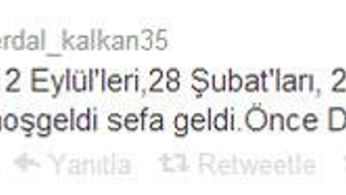 Erdal Kalkan istifa etti!