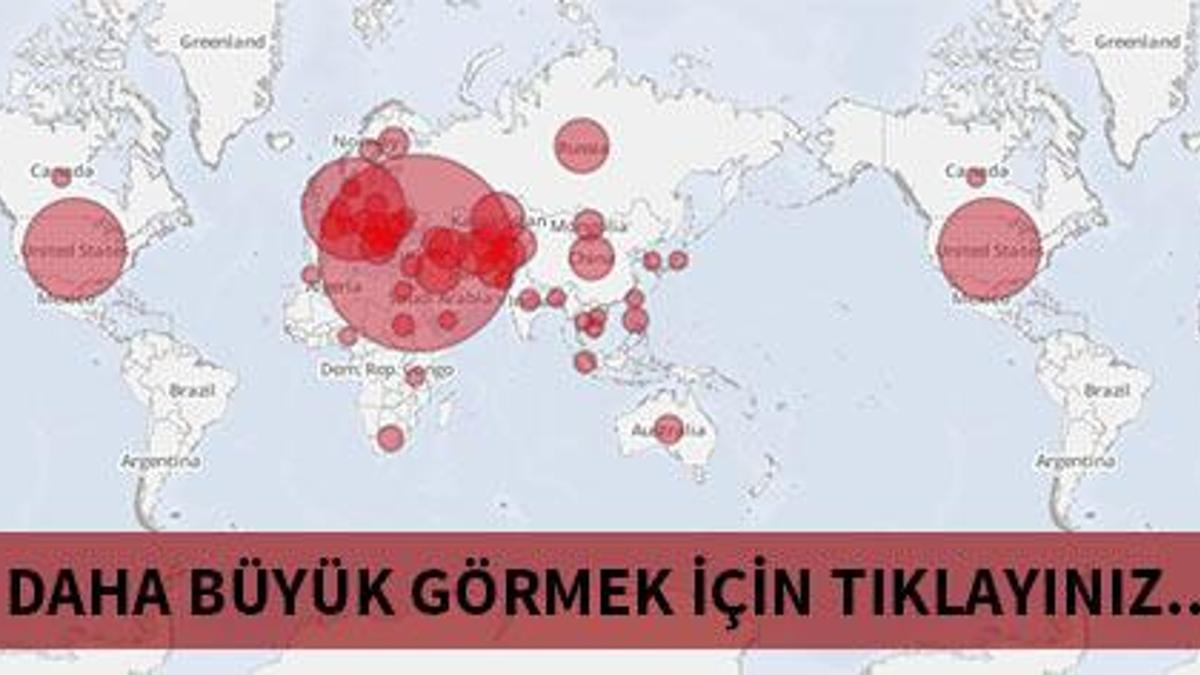 Gülen haritası