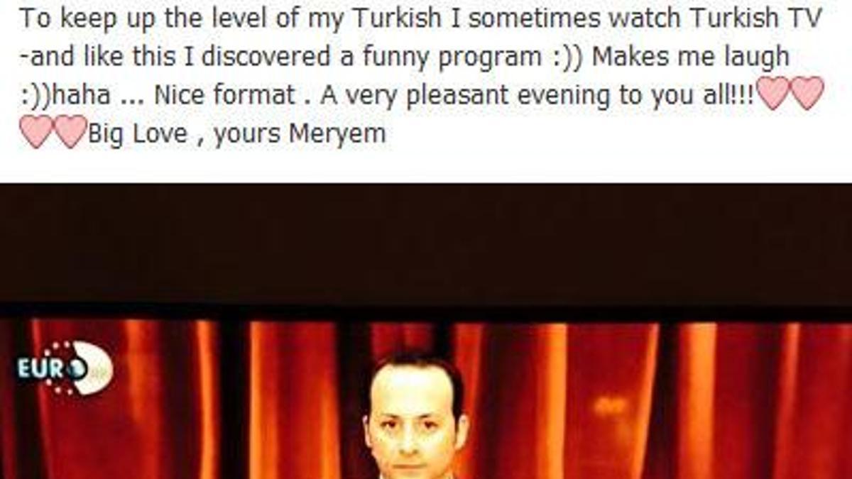 'Sizin Meryem'den herkese selam...