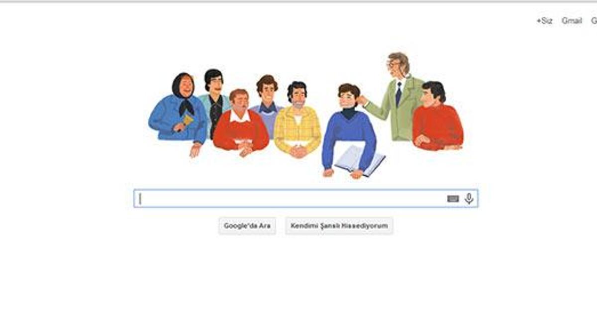 Google'dan Ertem Eğilmez Doodle'ı