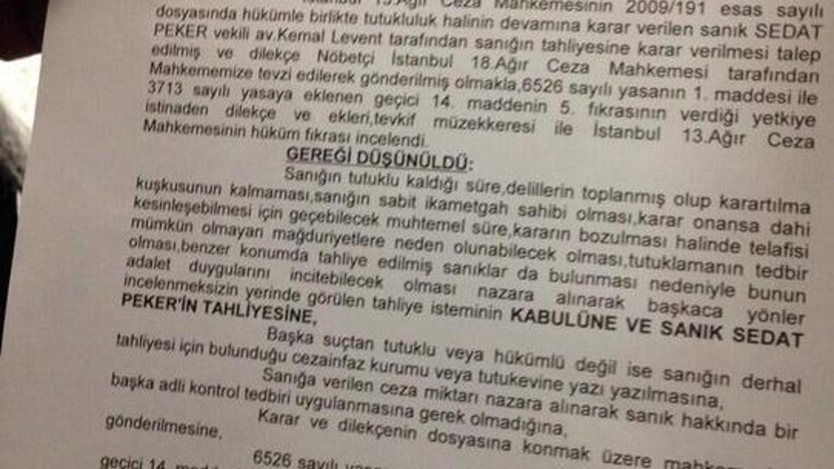 Ergenekon'da 3 tahliye