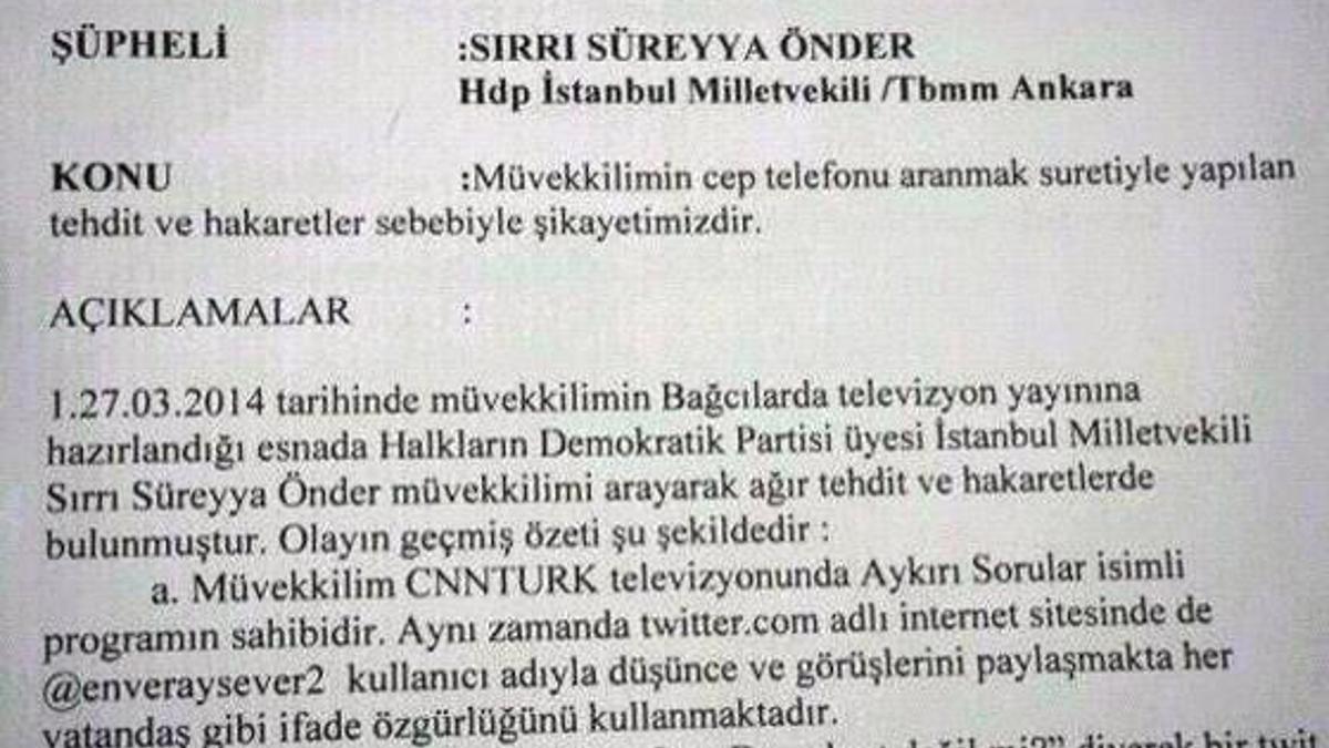 Aysever’e ‘Aykırı sözler’ mahkemede!