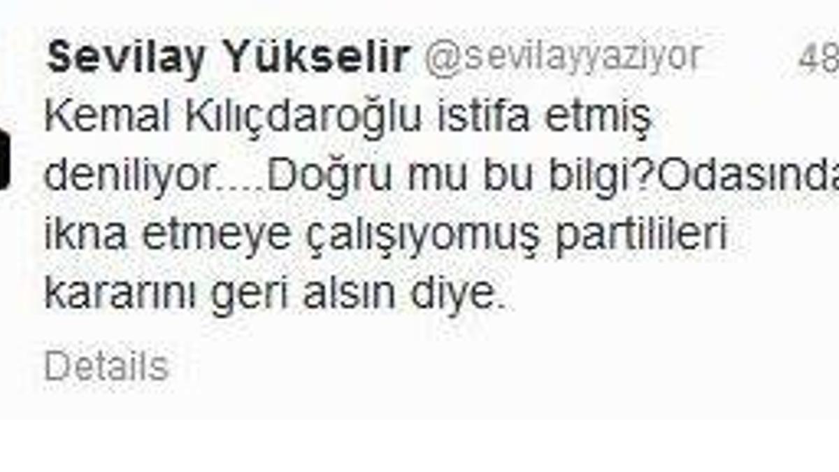 Kılıçdaroğlu istifa mı etti?