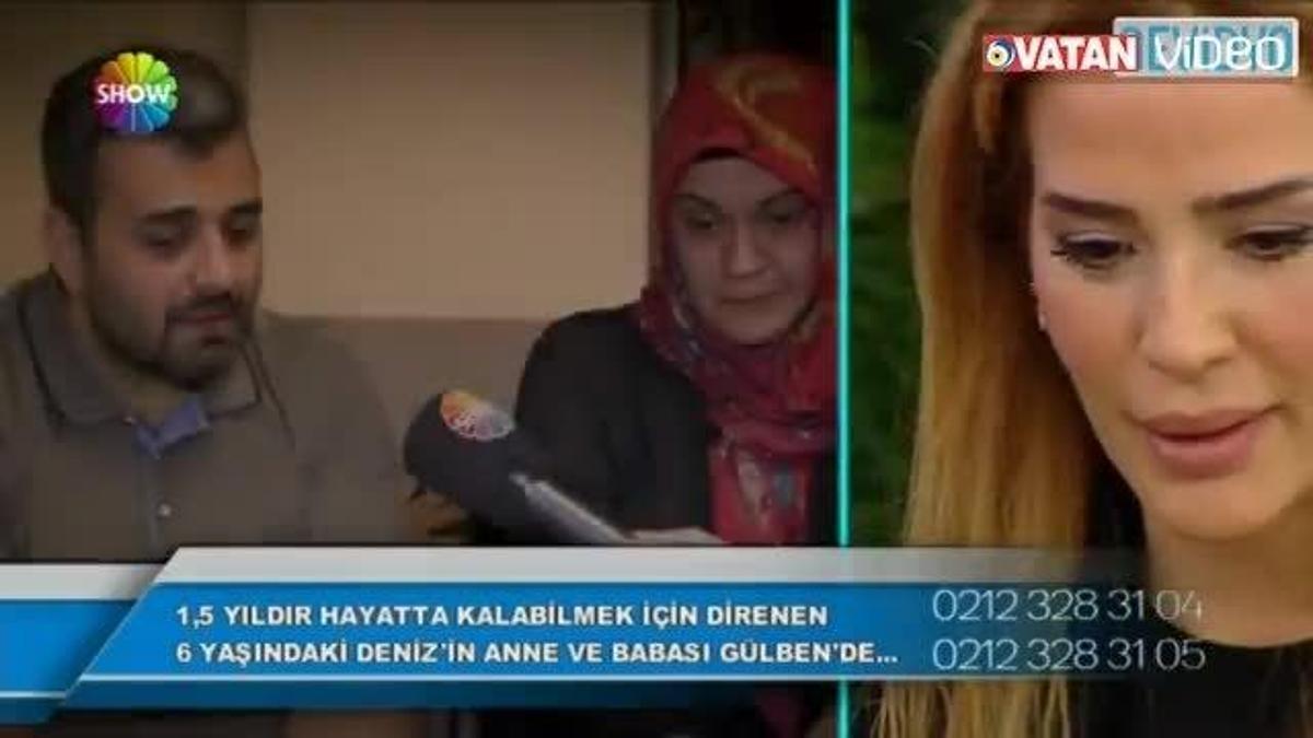 Canlı yayında gözyaşları sel oldu