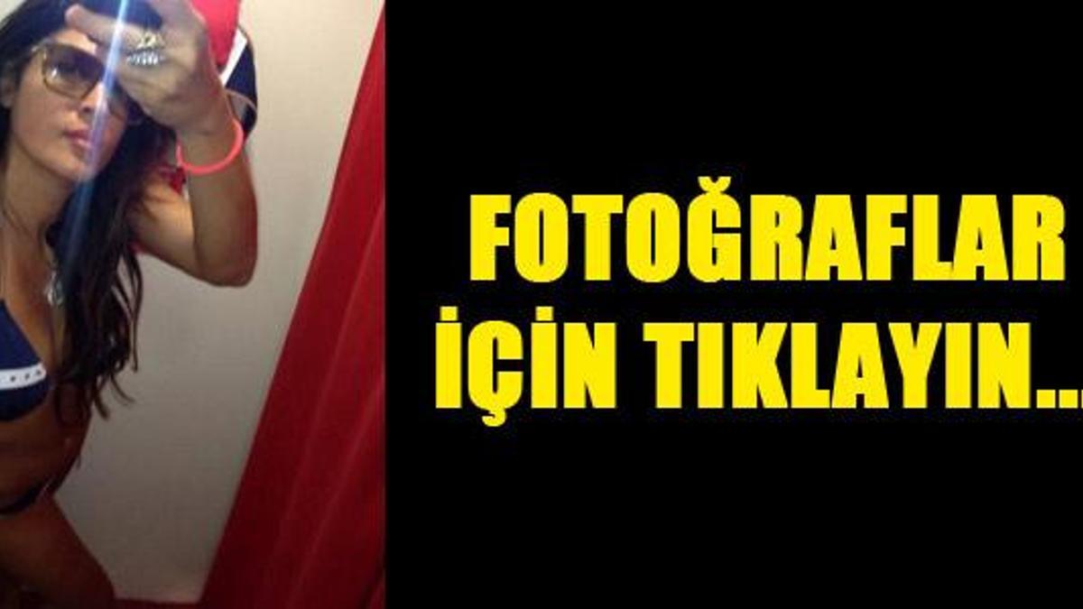 Soyunma kabininden fotoğraf paylaştı!