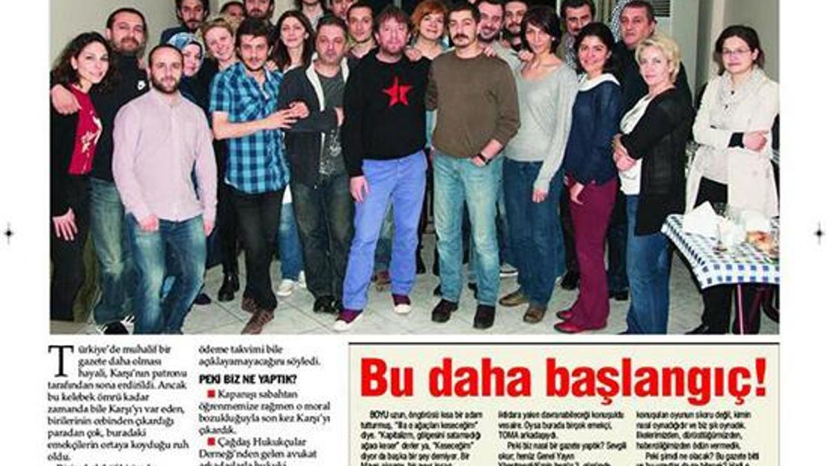 Karşı gazetesi işgal edildi