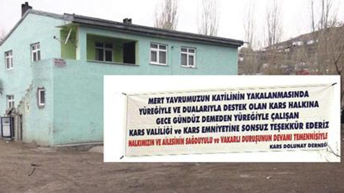 Canavar Mert için yürümüş! Başsağlığı dilemiş
