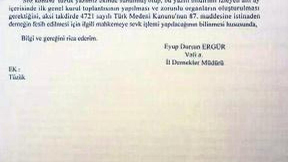 Devlet onayı ile Ateizm Derneği