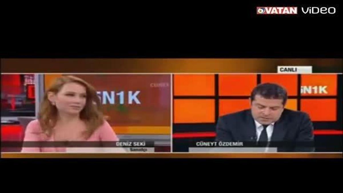 Canlı yayında isyan etti!