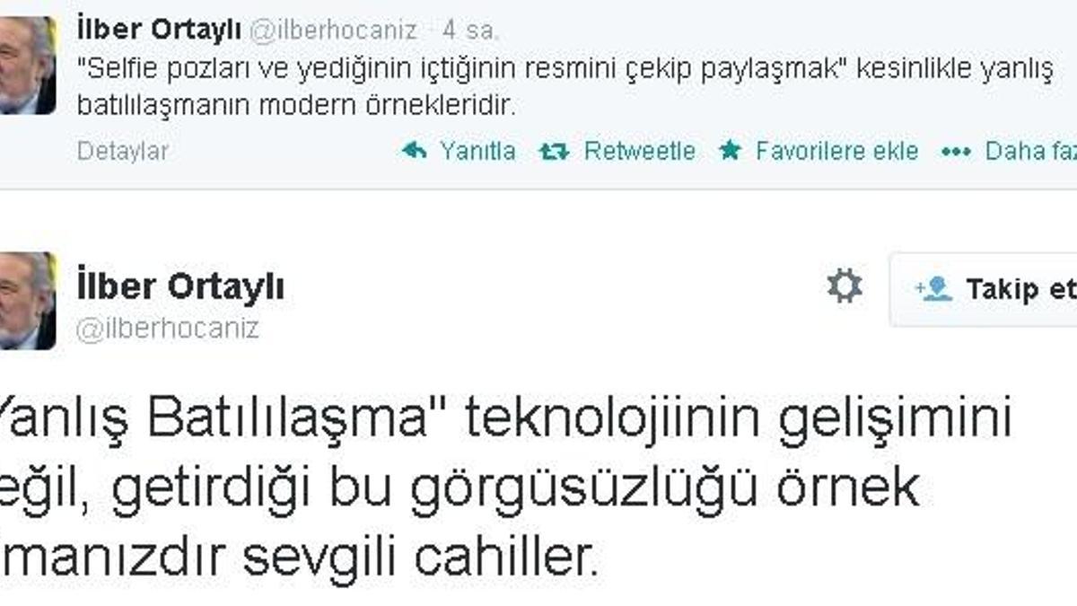 İlber Ortaylı'nın hiç hoşuna gitmedi!