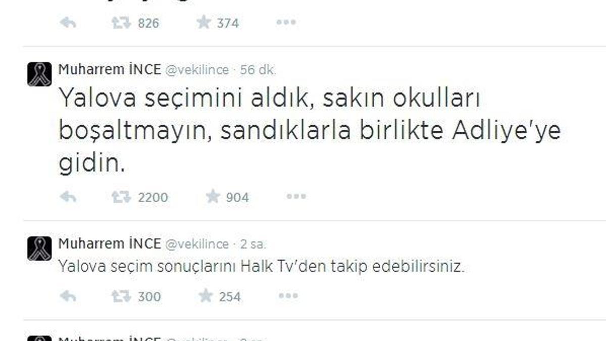 Muharrem İnce'den özel istek!