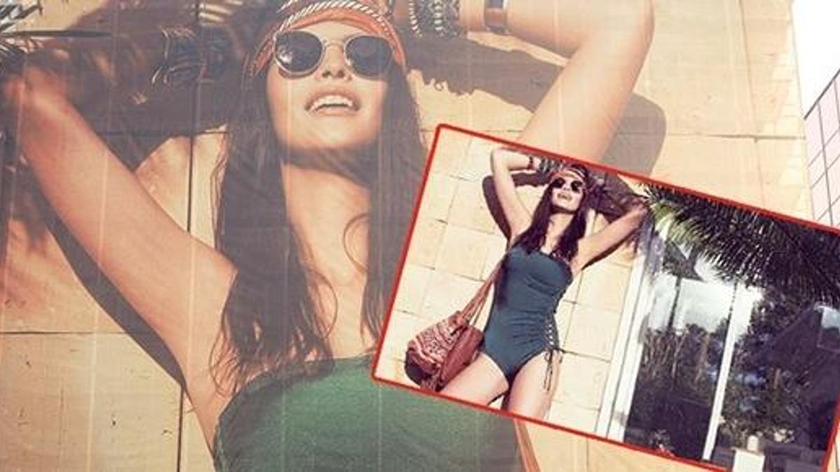Adriana Lima'nın bacaklarını kestiler!