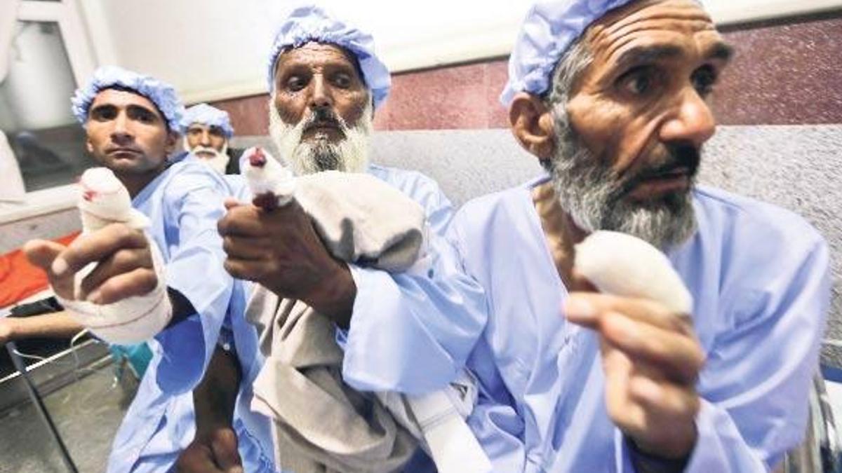 Taliban o parmakları kesip attı!