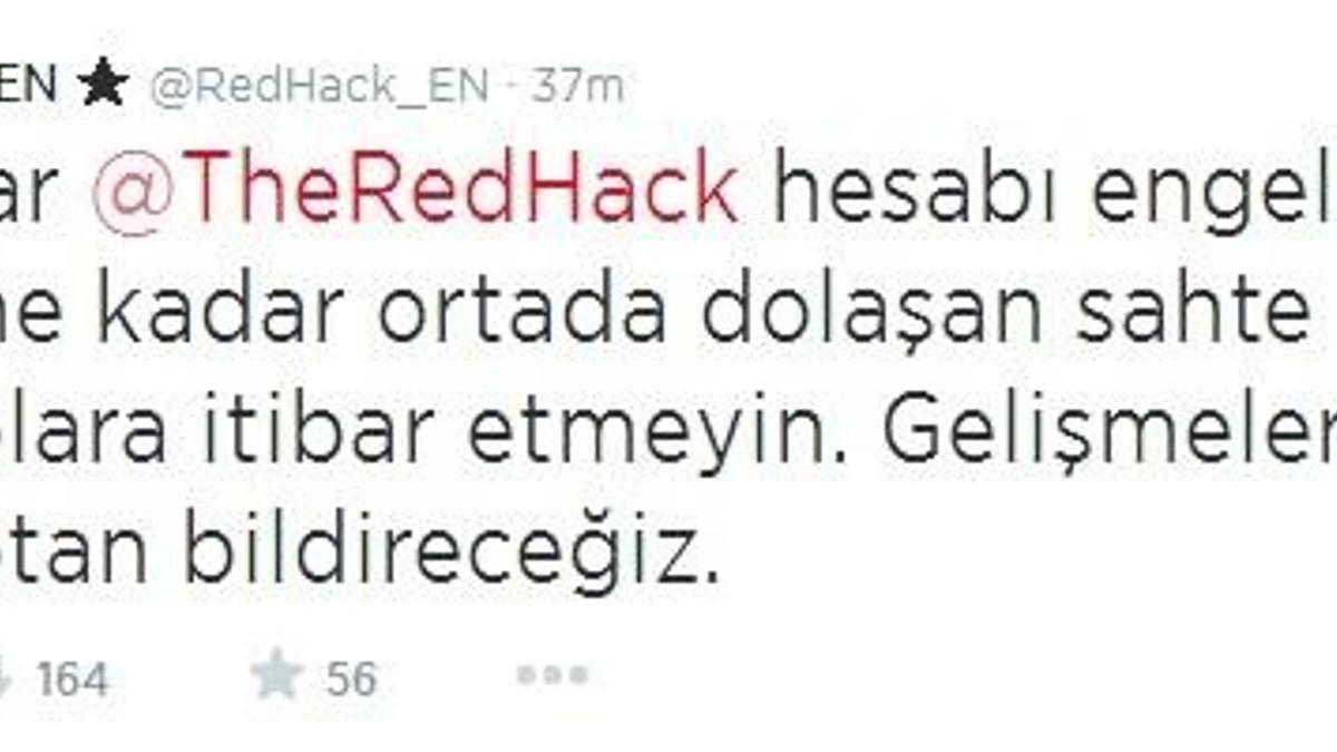 Redhack hesabı askıya alındı!