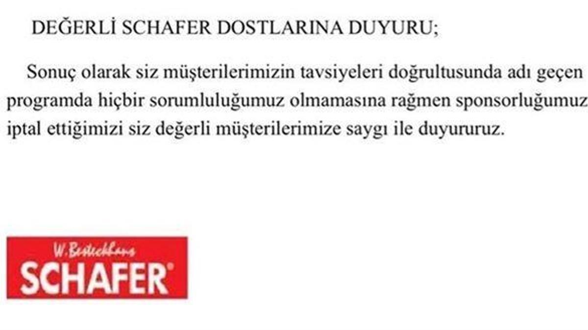 Seda Sayan'a sponsor şoku!
