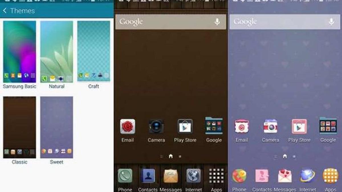 TouchWiz tema özelliği bir kez daha görüntülendi