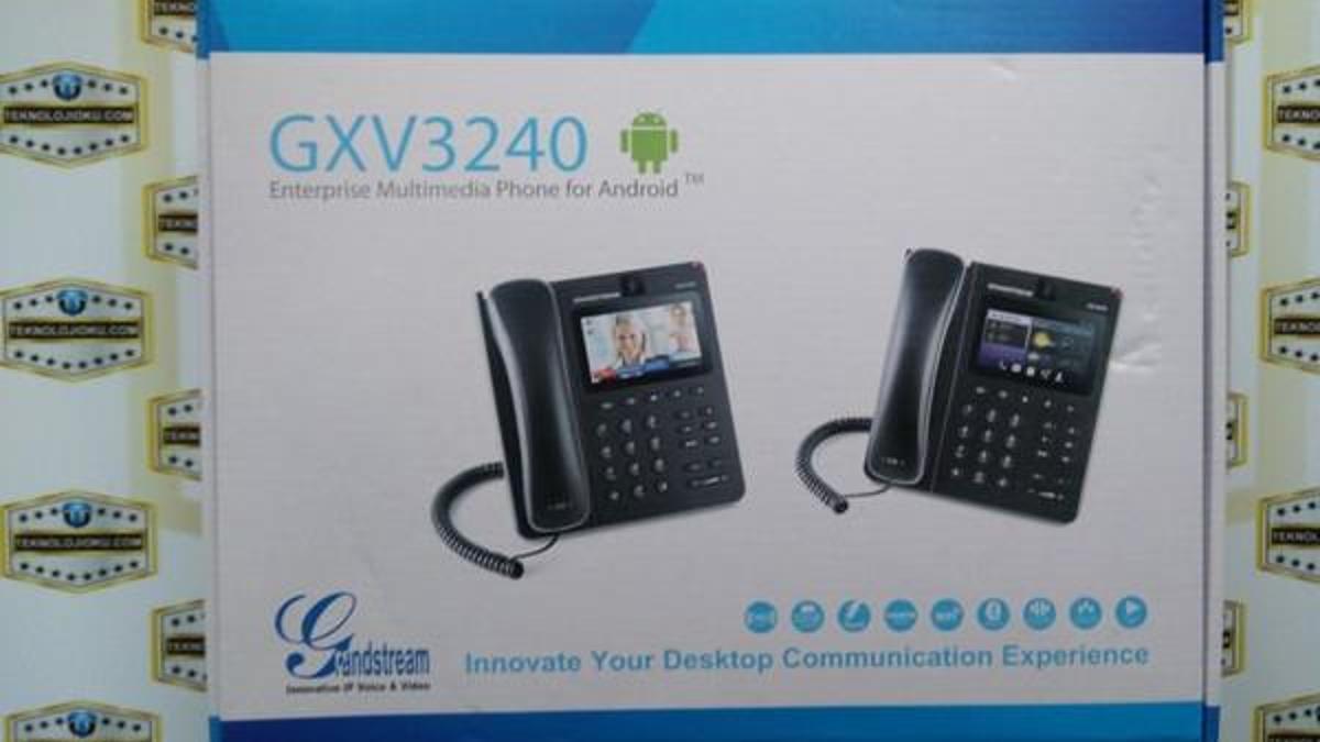 Masaüstü Android telefon GrandStream GXV3240 incleme