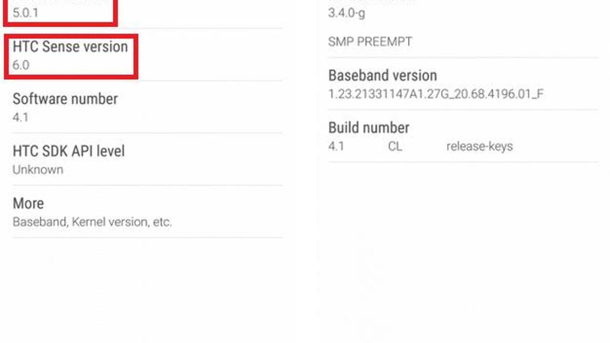 HTC One M8 Android 5.0 güncellemesi görüntülendi