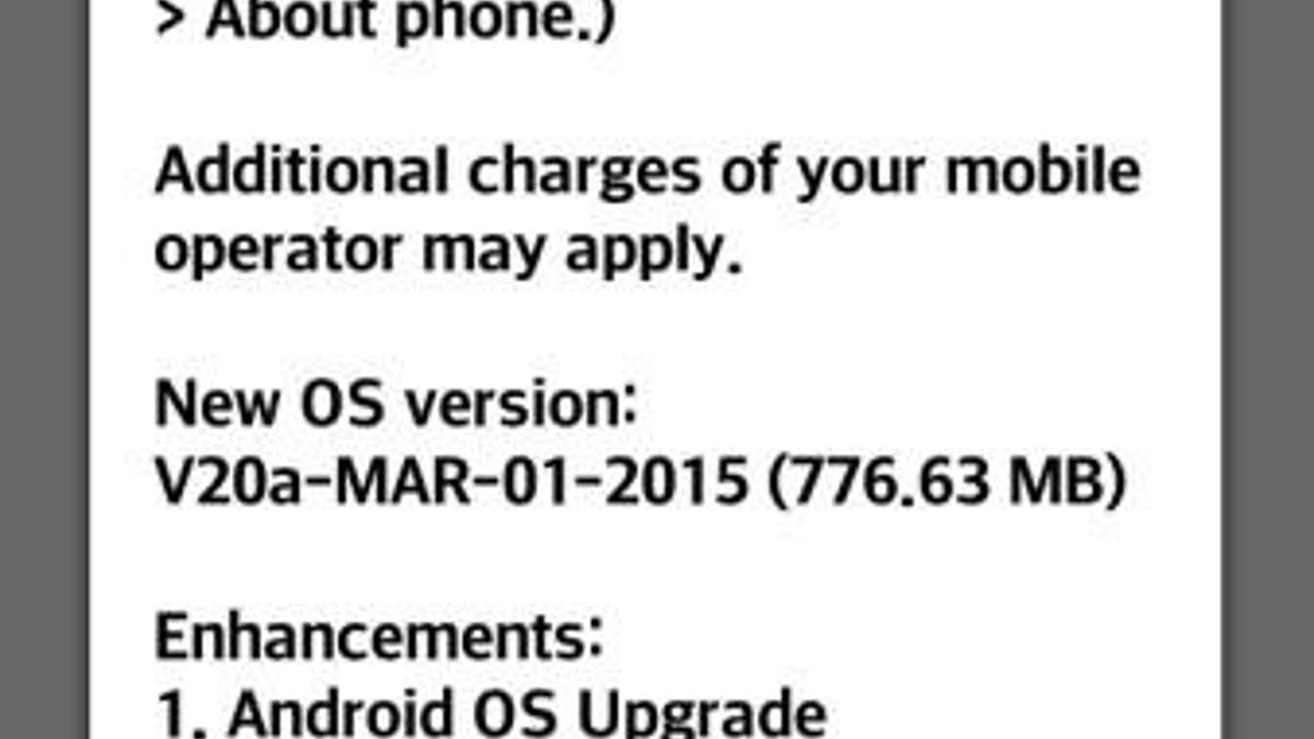 LG L90 için Android 5.0 güncellemesi yayınlandı