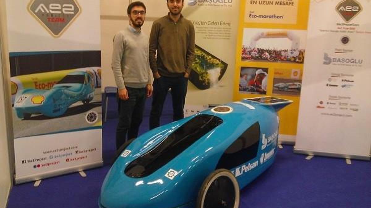 YTÜ öğrencileri elektrikli araçları WIN'ı tanıttı