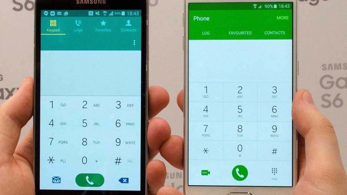 Galaxy S5-Galaxy S6: TouchWiz arayüzü karşılaştırması