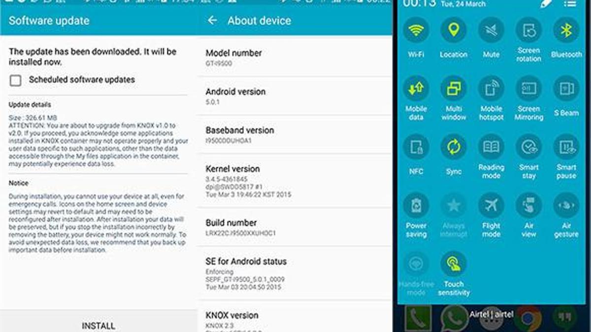 Galaxy S4 için iyileştirme güncellemesi yayınlandı