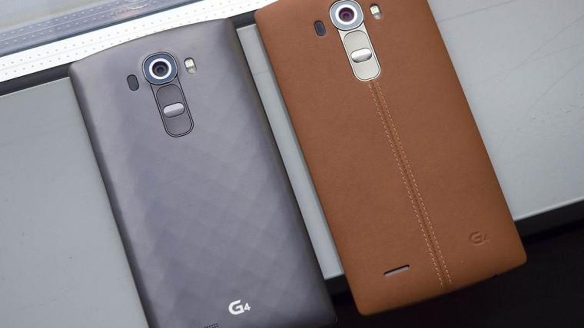 LG G4'ün deri arka kapağı nasıl görünüyor?