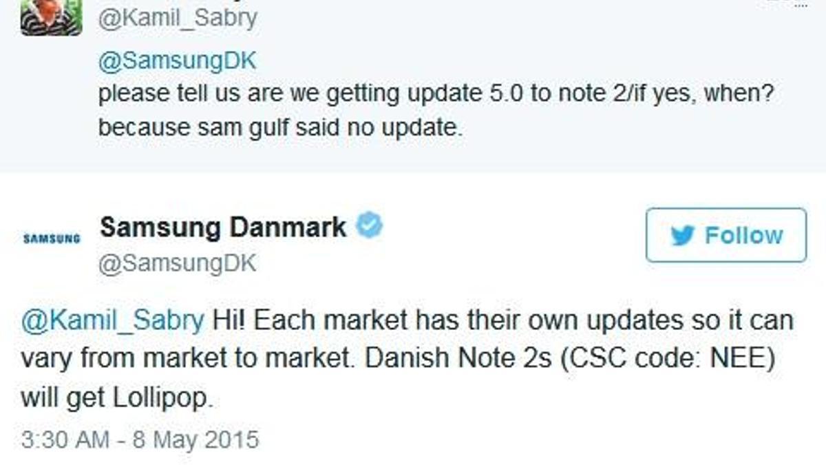 Galaxy Note II için Android 5.0 güncellemesi dağıtılacak