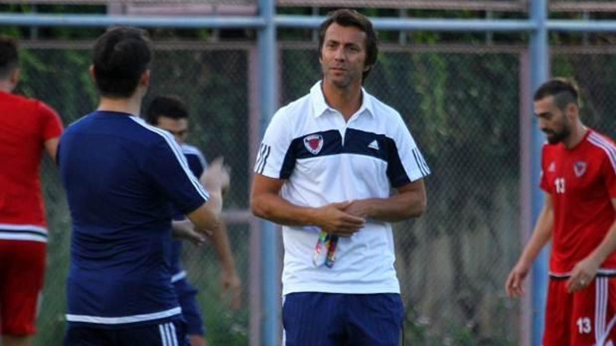 İlk idmanına çıktı