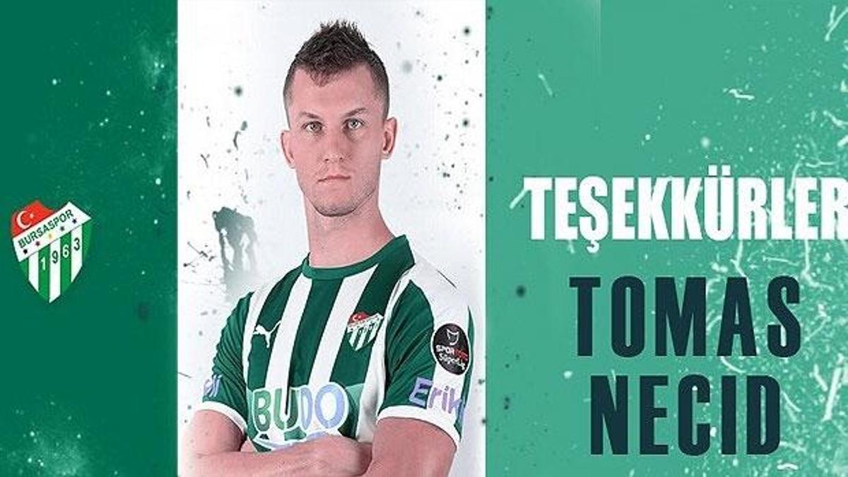 Bursaspor, Necid'le yolların ayrıldığını açıkladı!