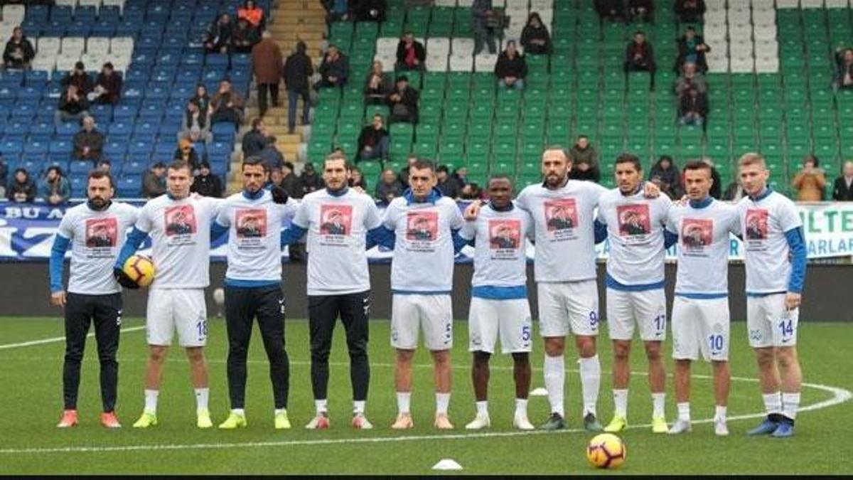 Çaykur Rizespor Şehit Altuğ Verdi'yi unutmadı