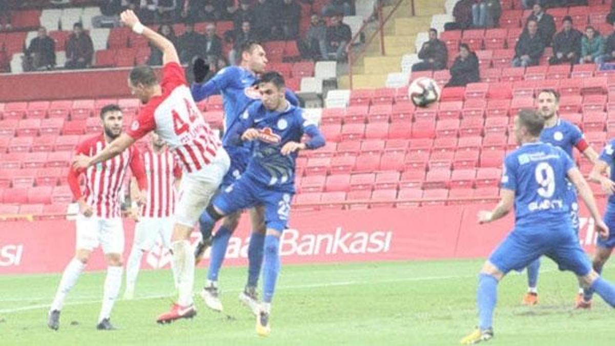 Çaykur Rizespor, Türkiye Kupası'na veda etti: 1-1