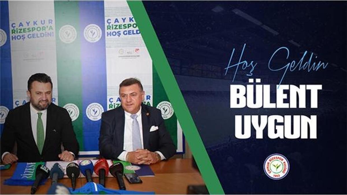 Ç.Rizespor Bülent Uygun'u resmen açıkladı