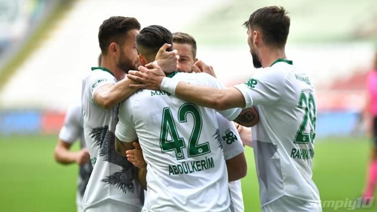 Konyaspor Karagümrük'e gol oldu yağdı