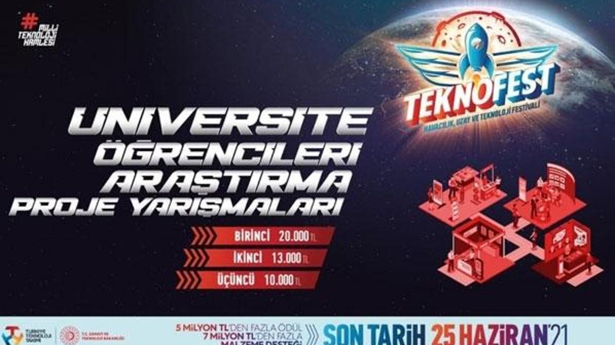 Üniversite öğrencileri araştırma proje yarışmaları başvuruları devam ediyor