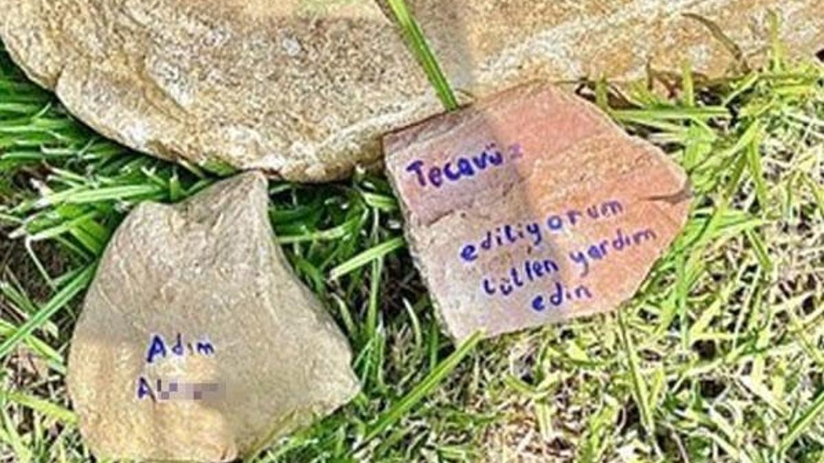 Taştaki kan donduran yazı gerçek çıktı!