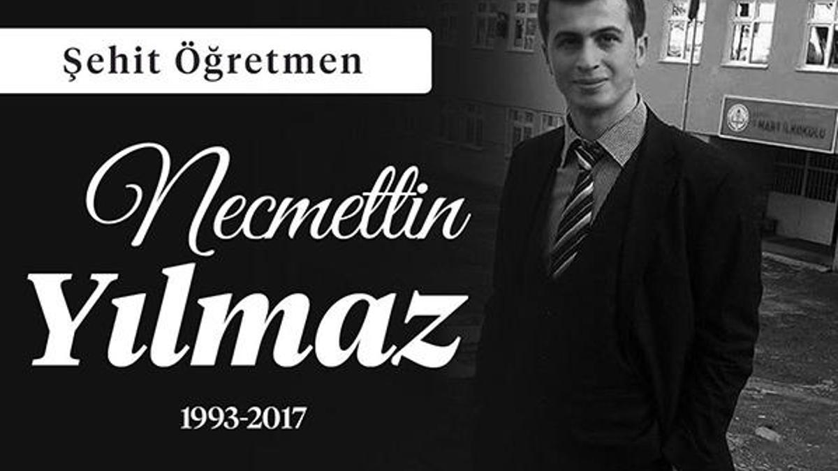 Bakan Soylu ve Fahrettin Altun şehit öğretmen Necmettin Yılmaz'ı andı