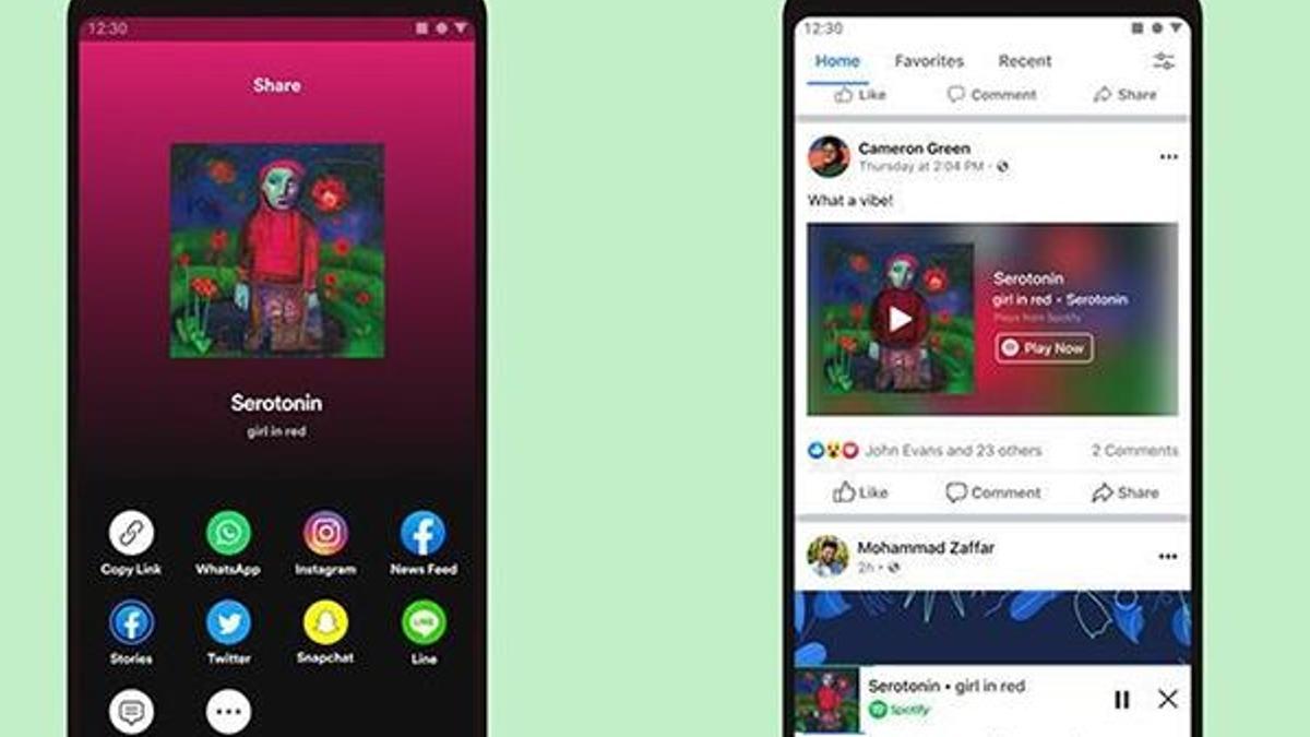 Facebook yeni Spotify hizmetini devreye aldı