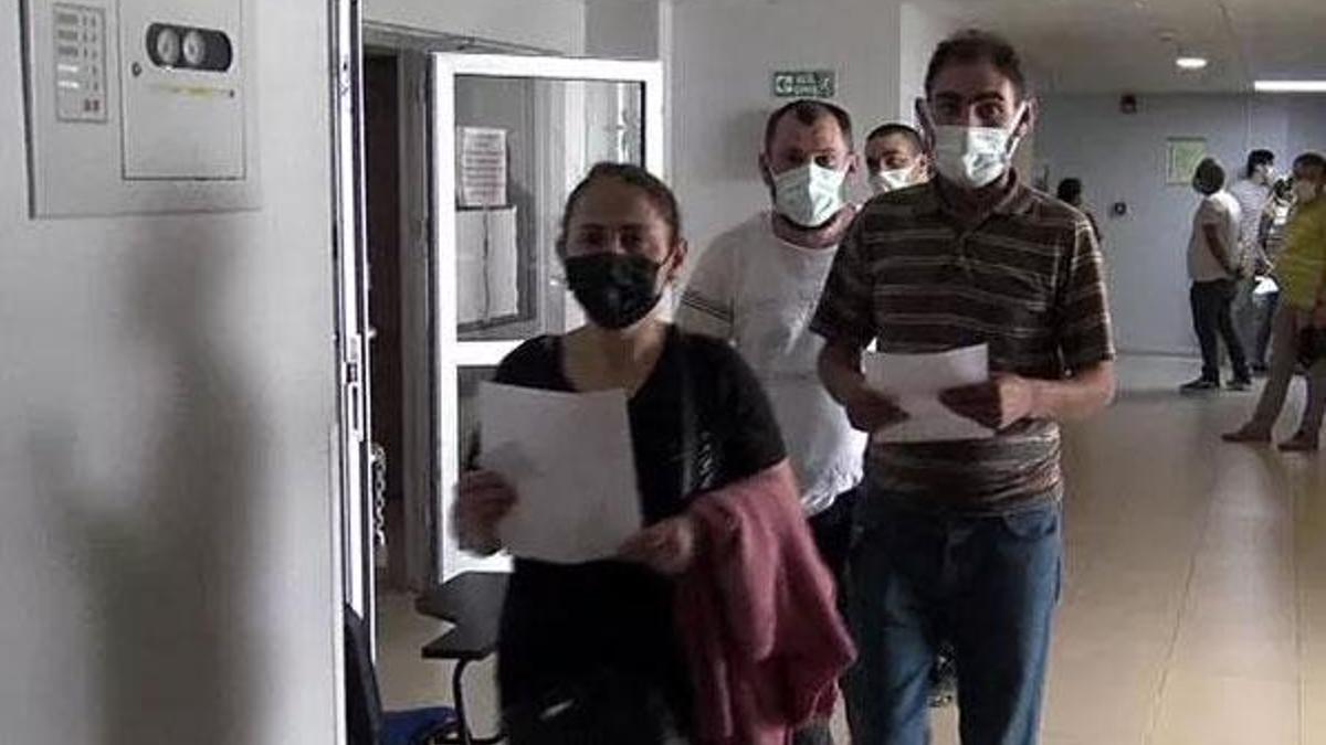 Hastanelere akın ettiler! Ve başladı