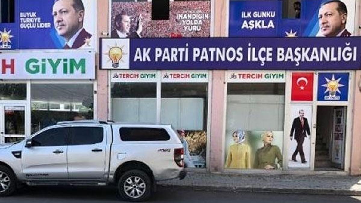 AK Parti Patnos İlçe Başkanlığı'na saldırı girişimi: 6 gözaltı