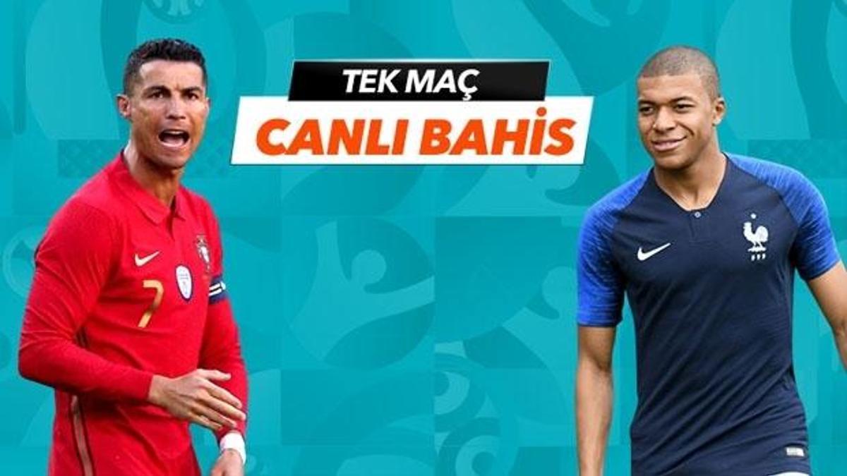 Portekiz - Fransa maçı Tek Maç ve Canlı Bahis seçenekleriyle Misli.com’da