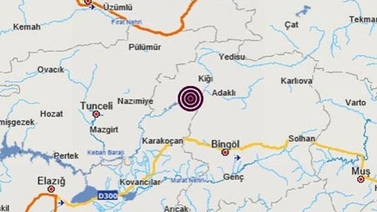 Bingöl'de 5,2 büyüklüğünde deprem! Birçok ilde de hissedildi