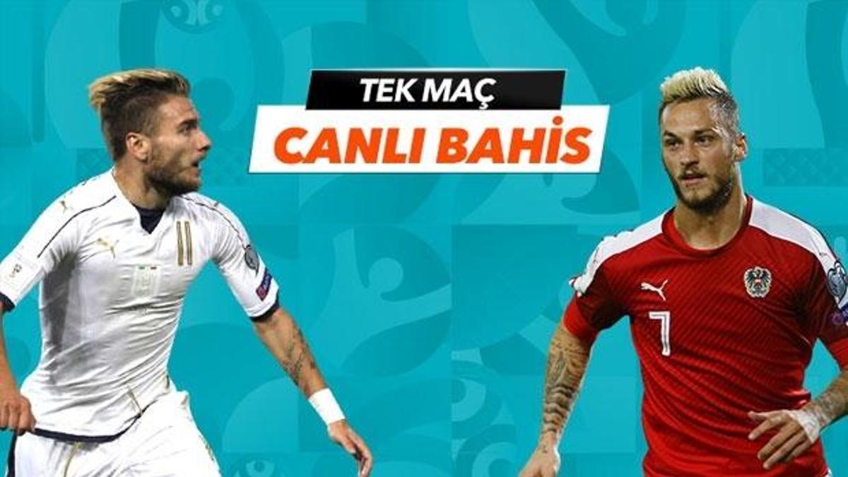 İtalya - Avusturya maçı Tek Maç ve Canlı Bahis seçenekleriyle Misli.com’da