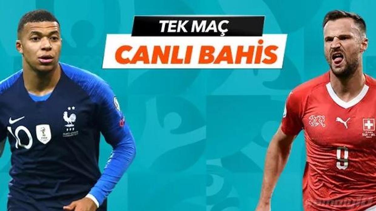 Fransa - İsviçre maçı canlı bahis heyecanı Misli.com'da
