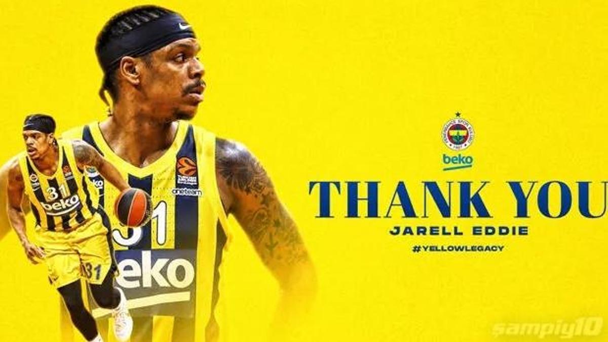 Fenerbahçe Jarell Eddie ile yollarını ayırdı