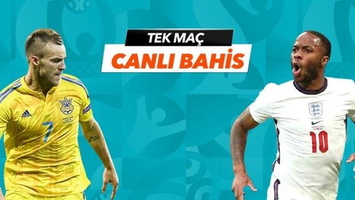 Ukrayna - İngiltere maçı canlı bahis heyecanı Misli.com'da