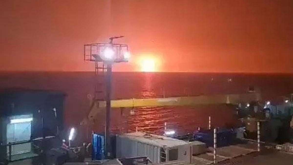 Hazar Denizi'nde patlama meydana geldi