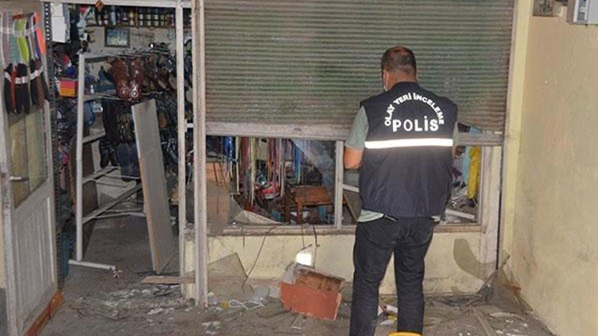 Adana'da dükkana EYP'li saldırı