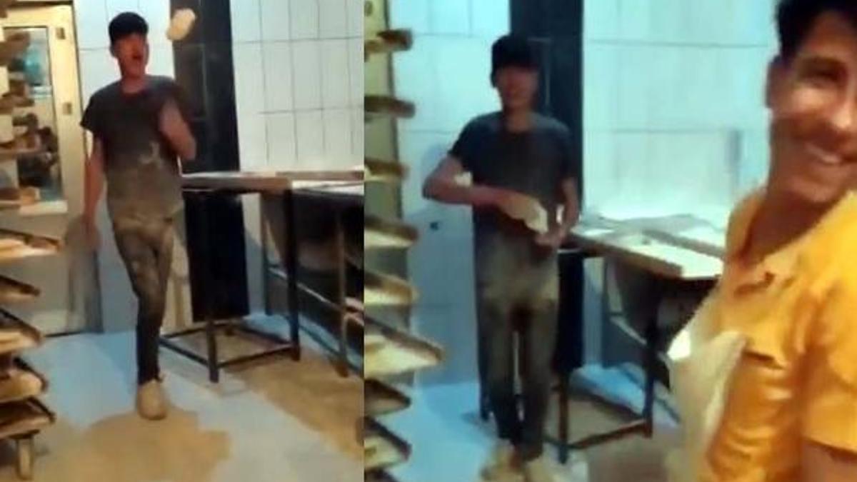 Skandal görüntülerin ardından fırıncıdan ilk açıklama! Kumpas...