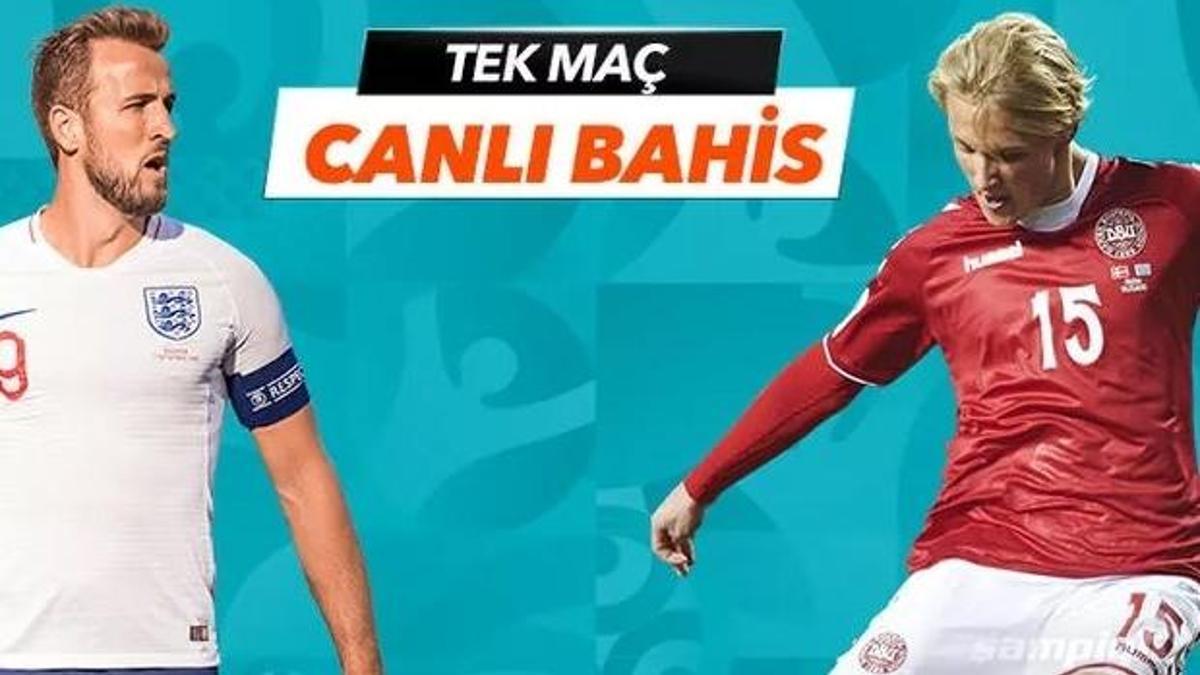 İngiltere - Danimarka maçı Tek Maç ve Canlı Bahis seçenekleriyle Misli.com’da